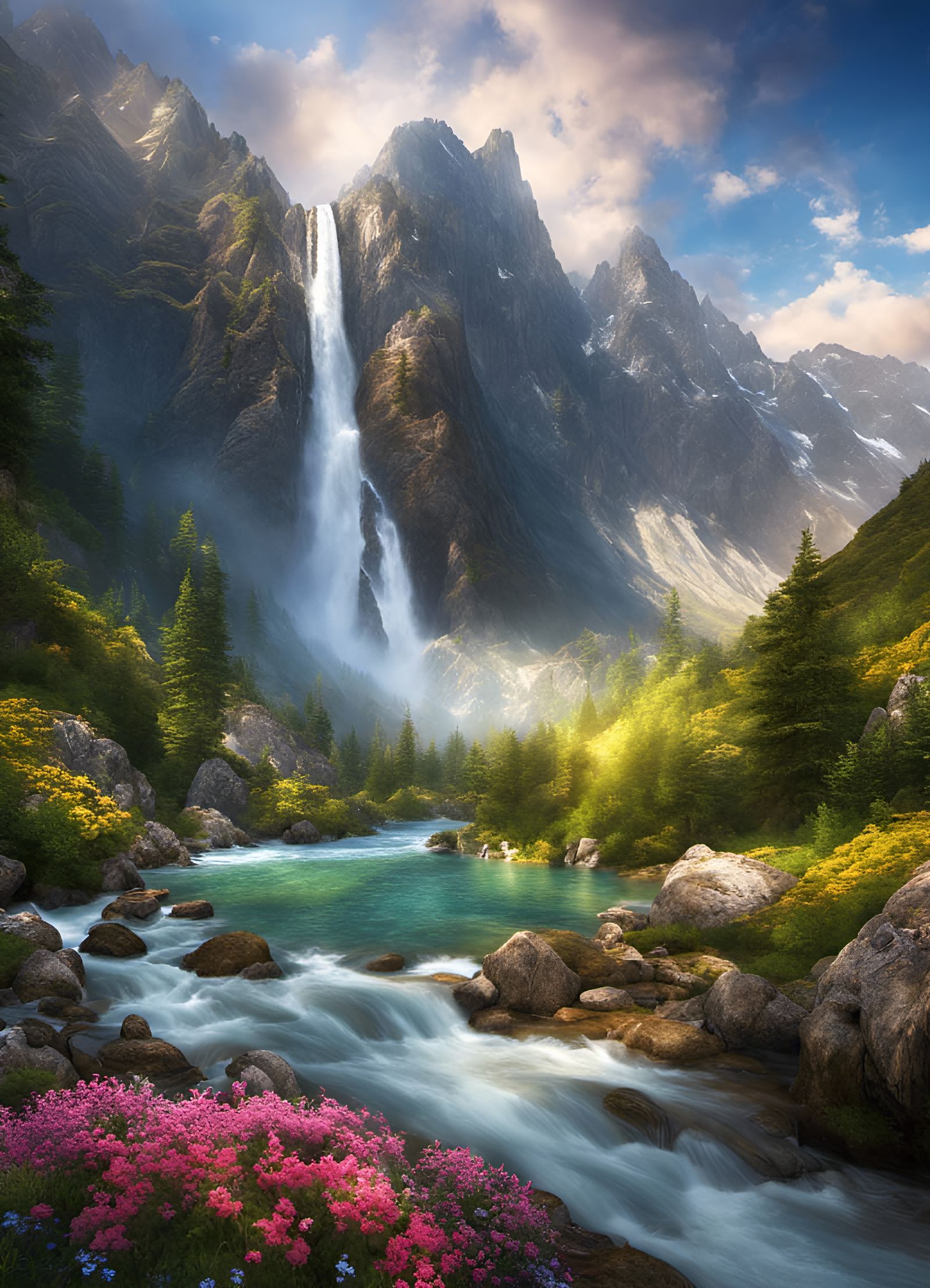 "The wild beauty of the mountains"  by @Rietpetiet 