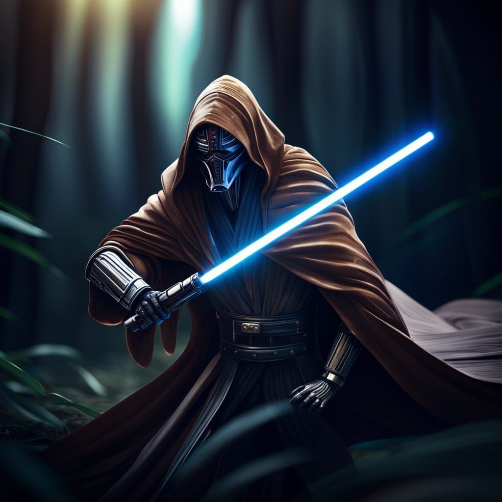 Jedi Warrior - AI Generated Artwork - NightCafe Creator