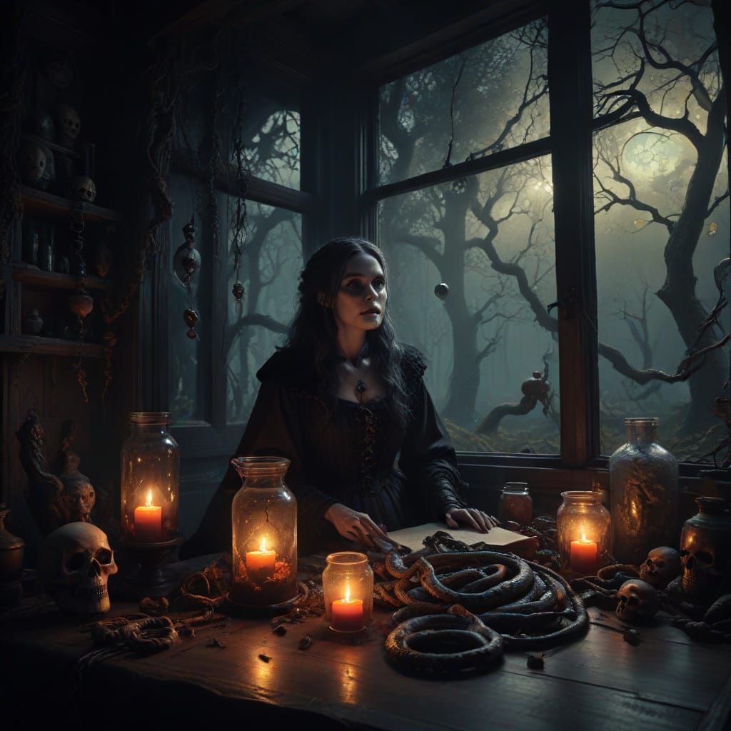 Witch's house in the forest  by @lionel