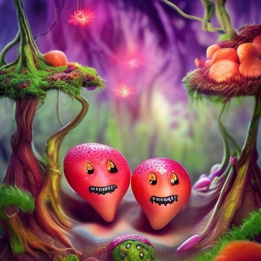 fruit art - AI Generated Artwork - NightCafe Creator