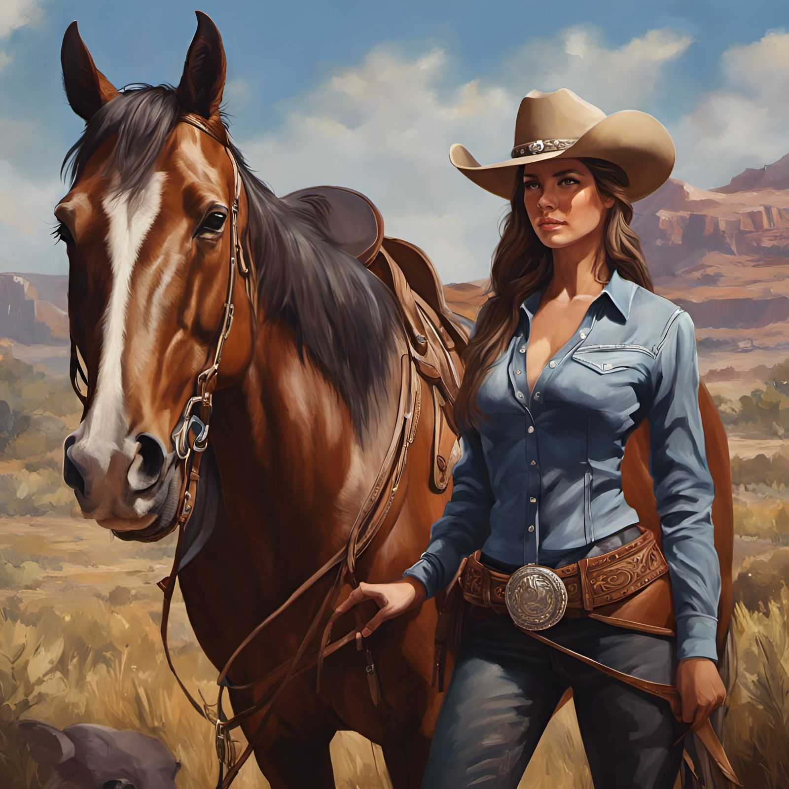  Cowgirl  by @Chirminth