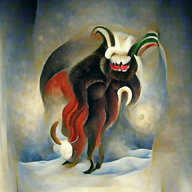 Krampus Georgia O'Keeffe