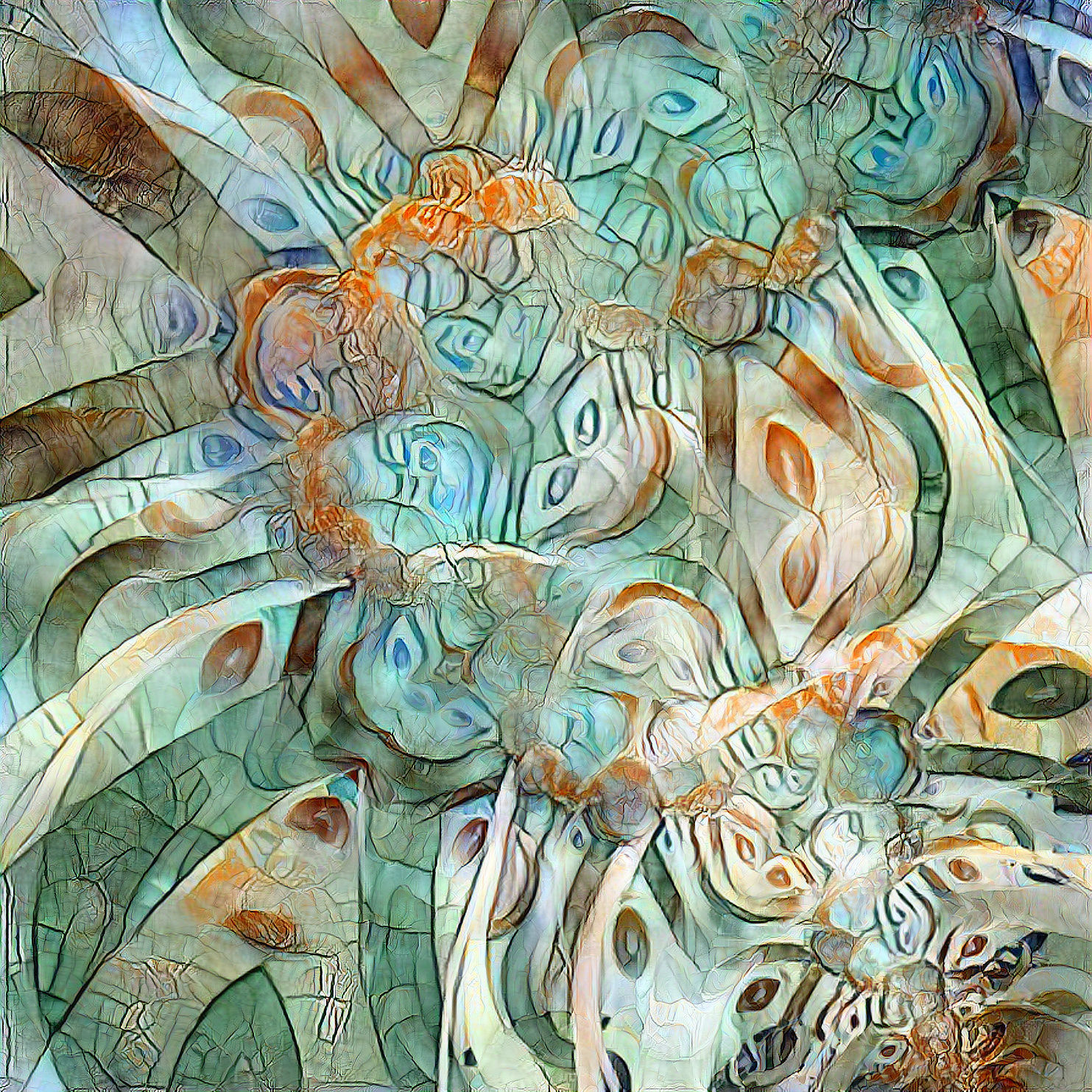 Watercolor Fractal Fusion Experiment