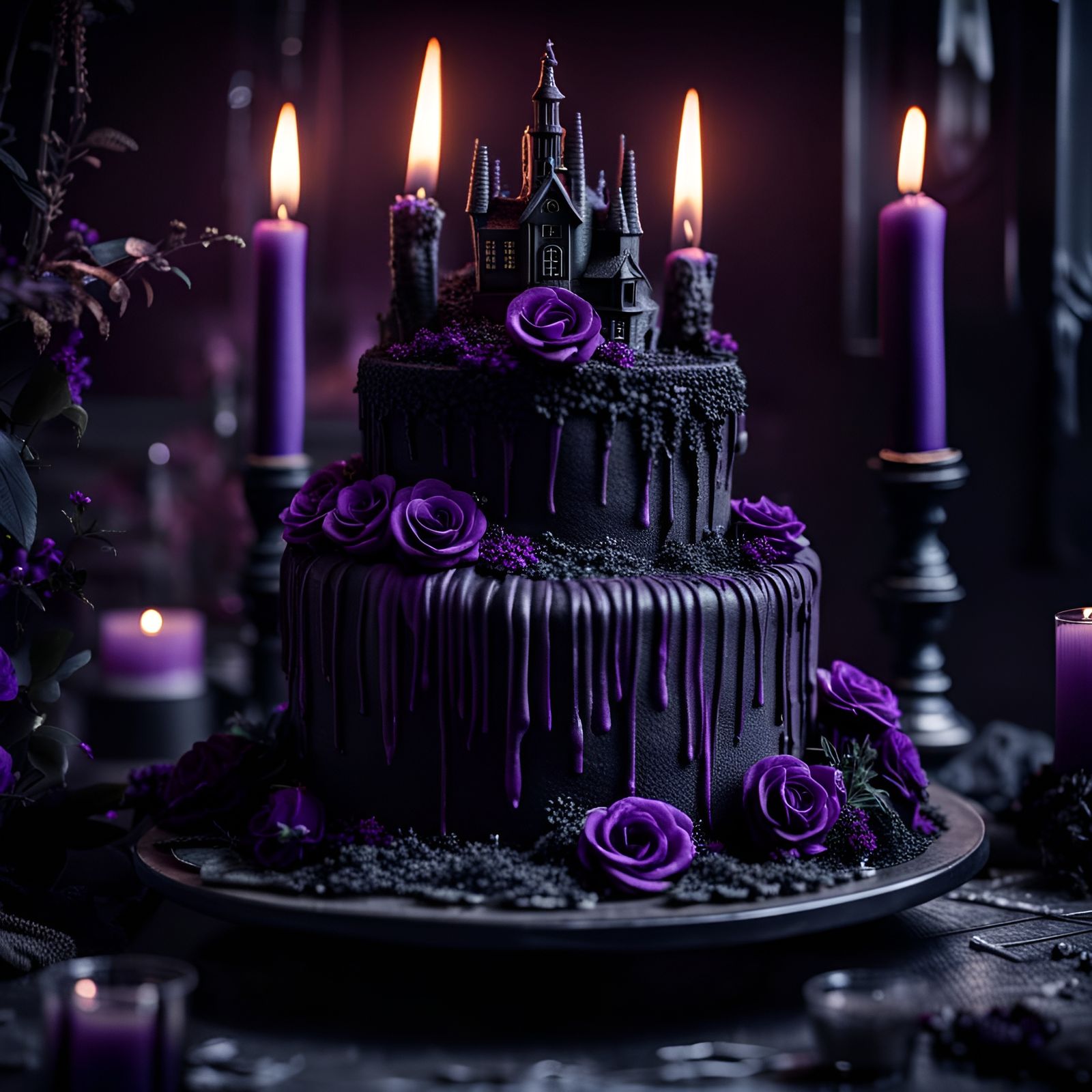 A tiny goth princess lives up there