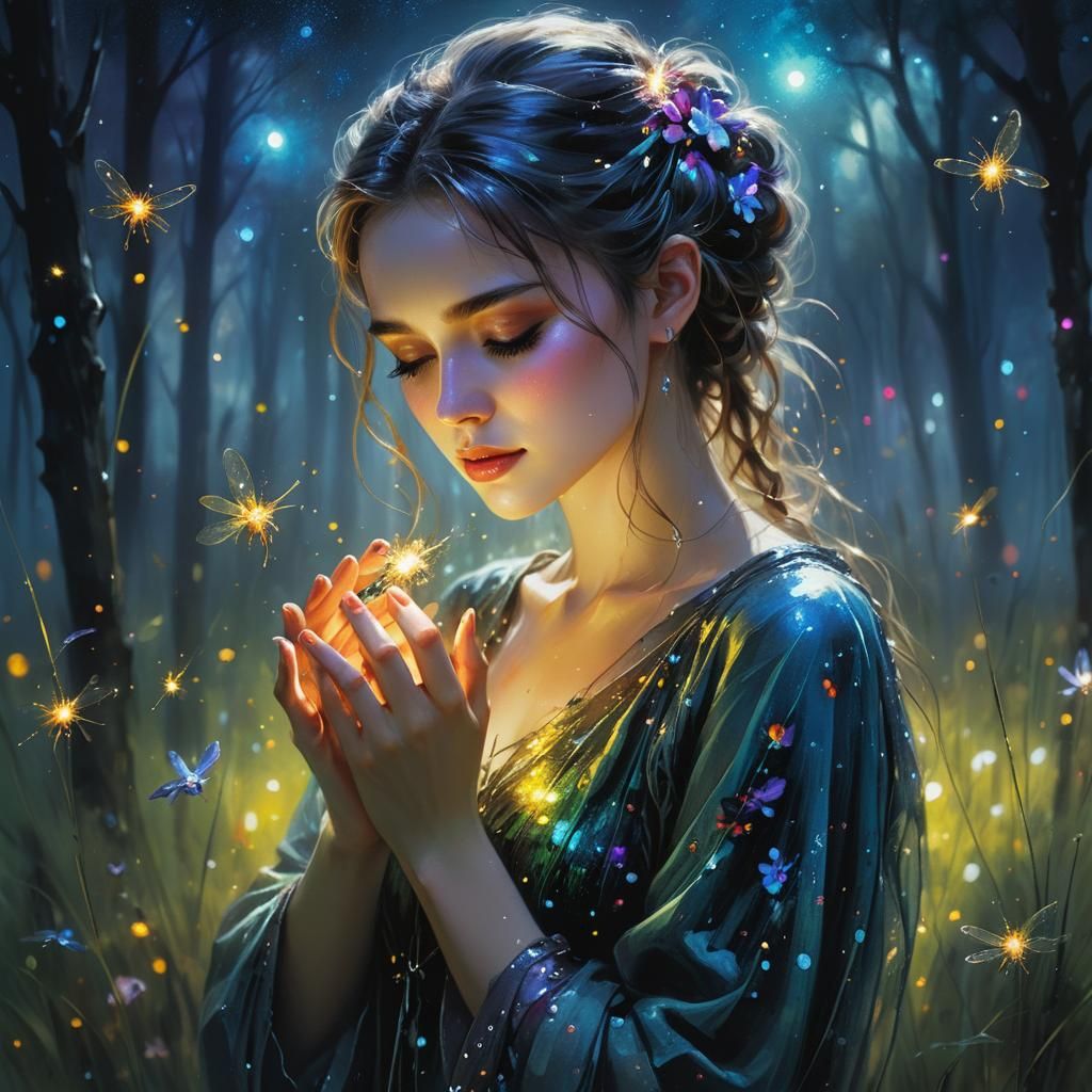 Dreaming with fireflies  by @undefined