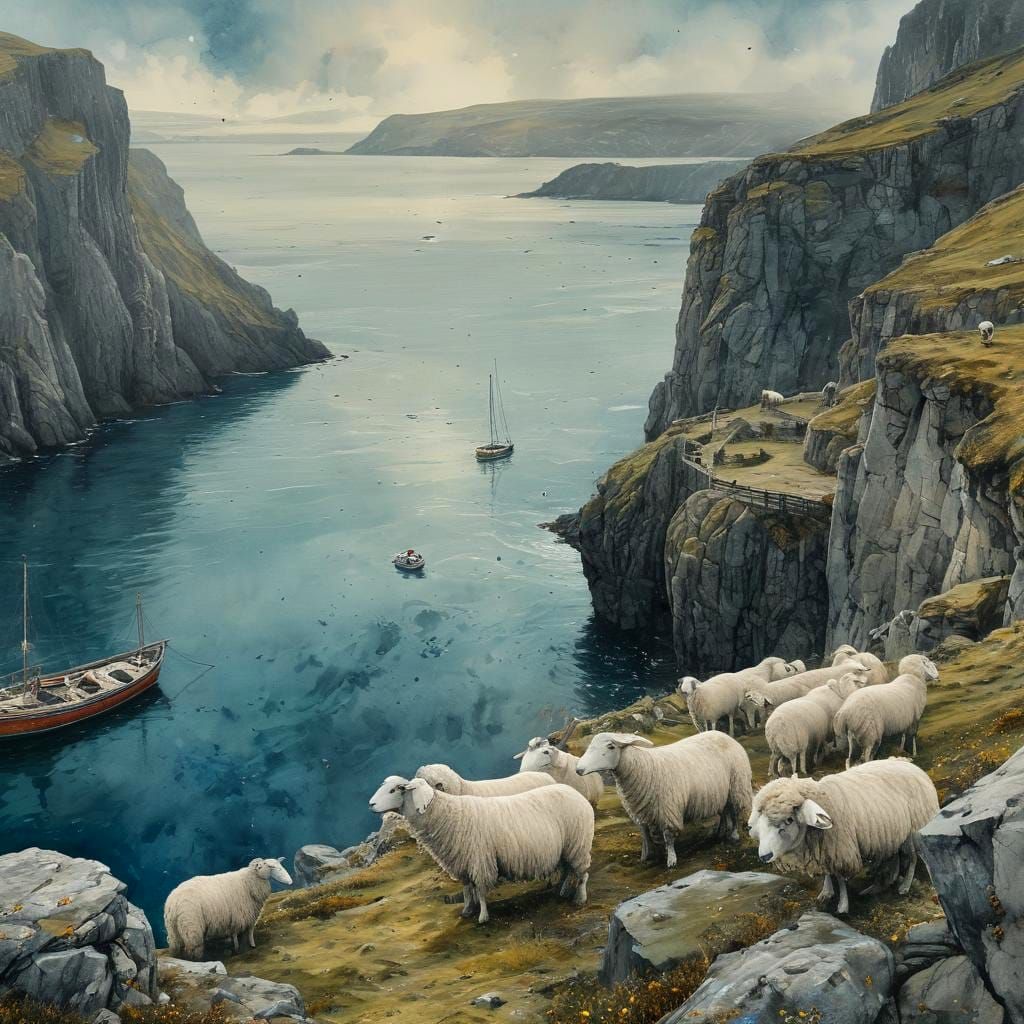 The Irish Coast  by @MindlessCreations