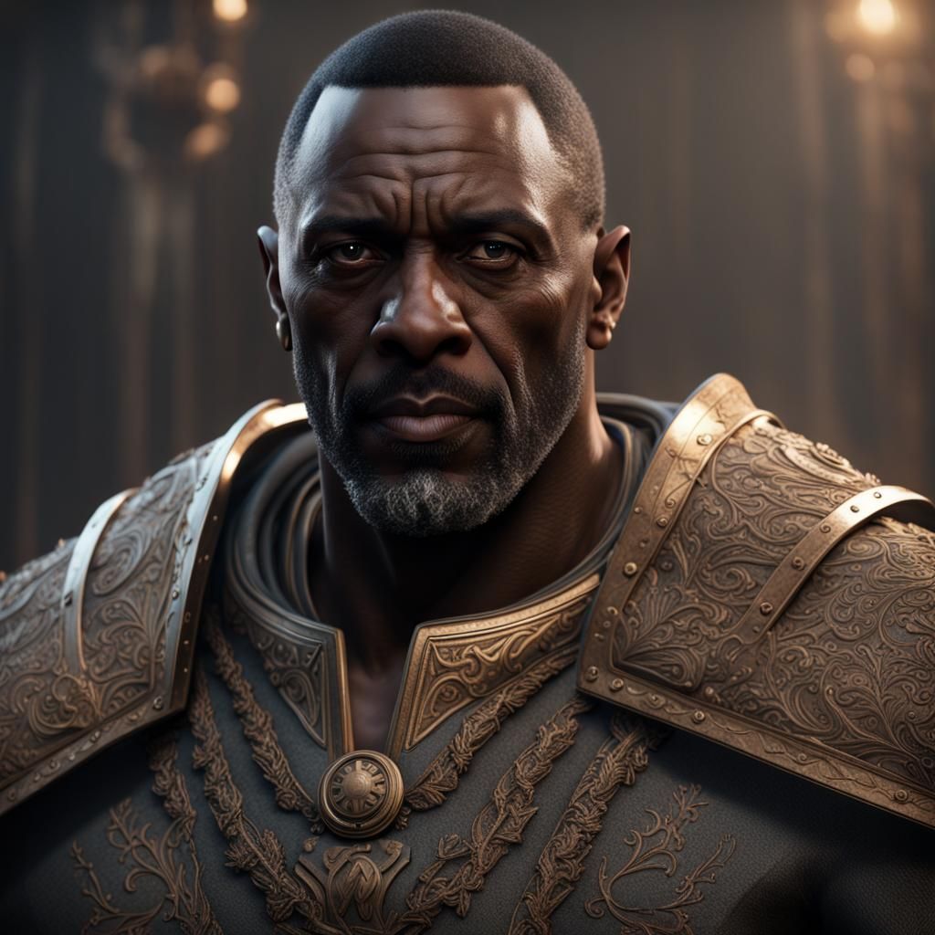 Idris Elba look alike - AI Generated Artwork - NightCafe Creator