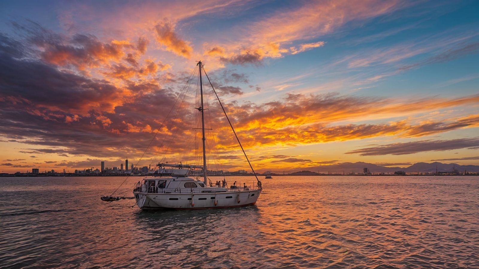 Surreal Abstract Composition with Floating Objects