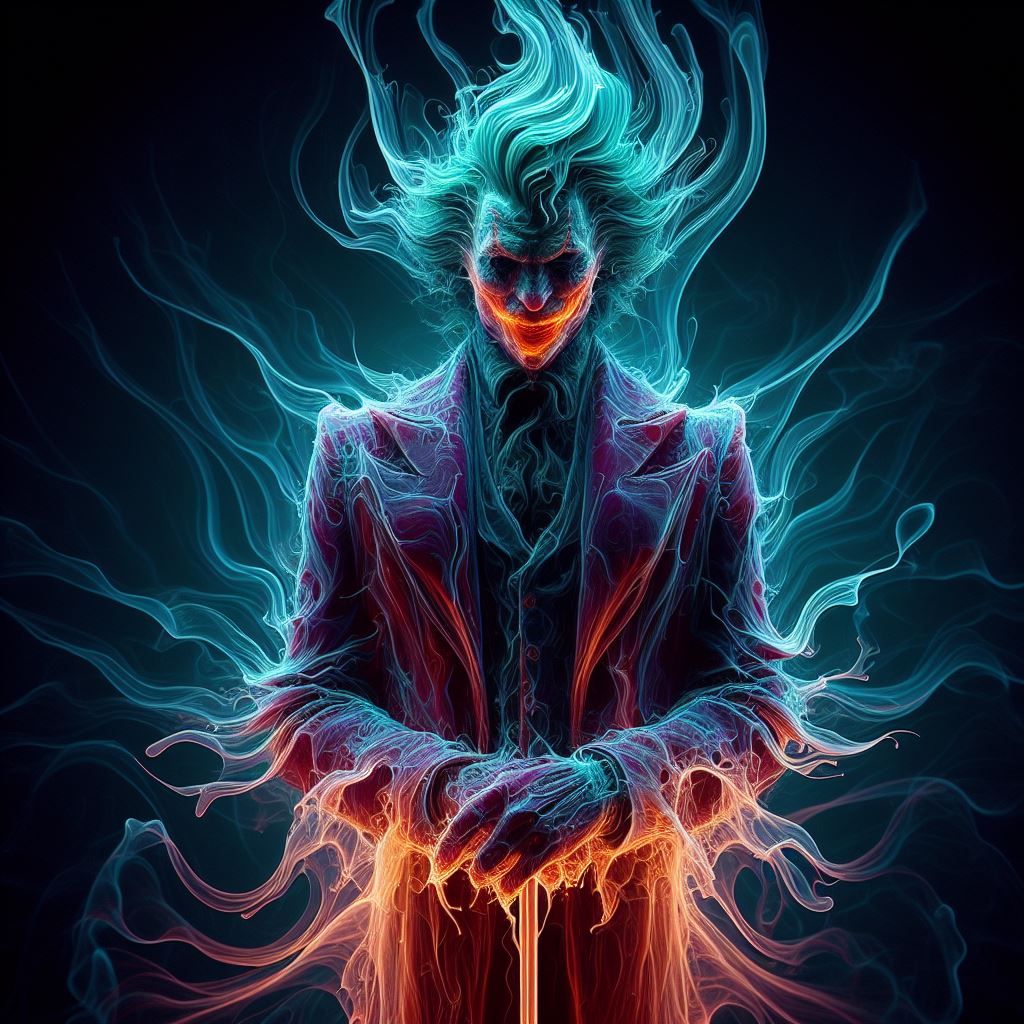 Powerful Joker AI Generated Artwork NightCafe Creator