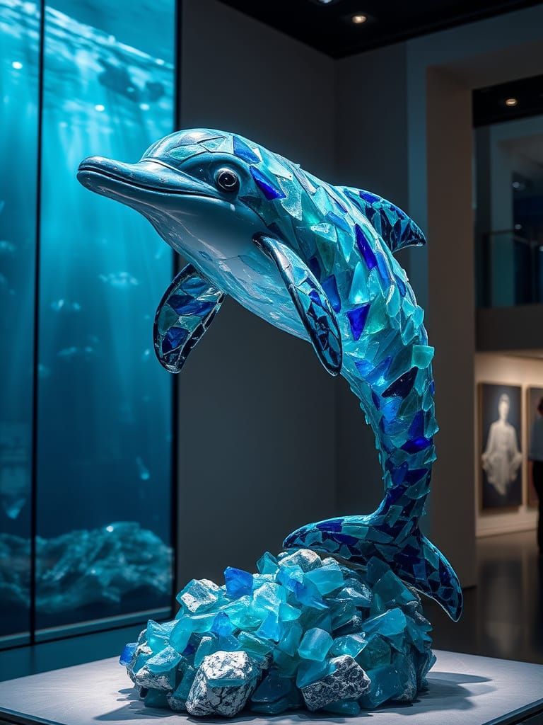 Sea Glass Sculptures