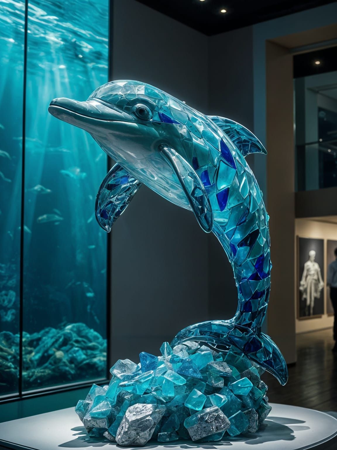 Sea Glass Sculptures  by @Happy Guy