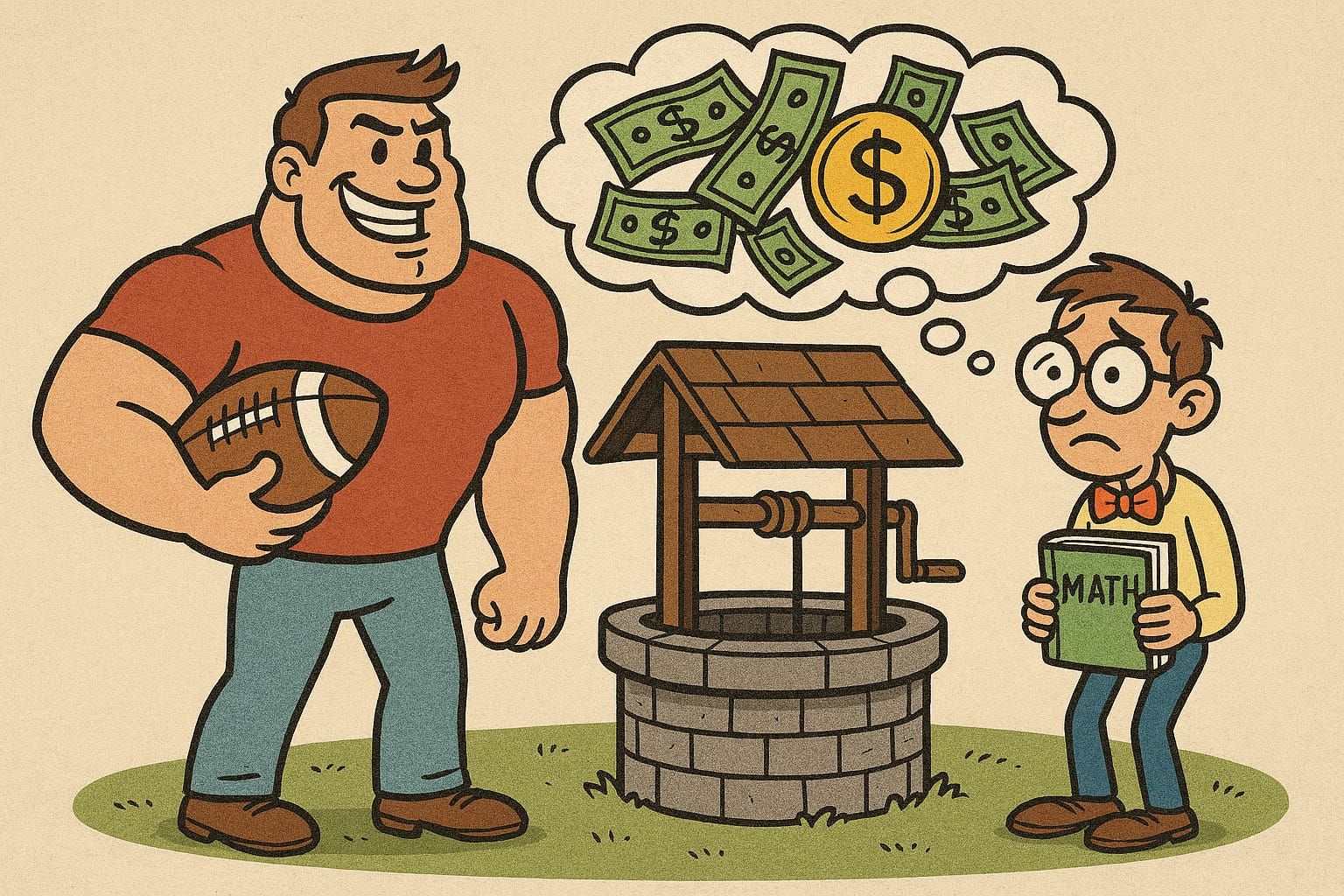 I'll do the heavy lifting, you fit in the well