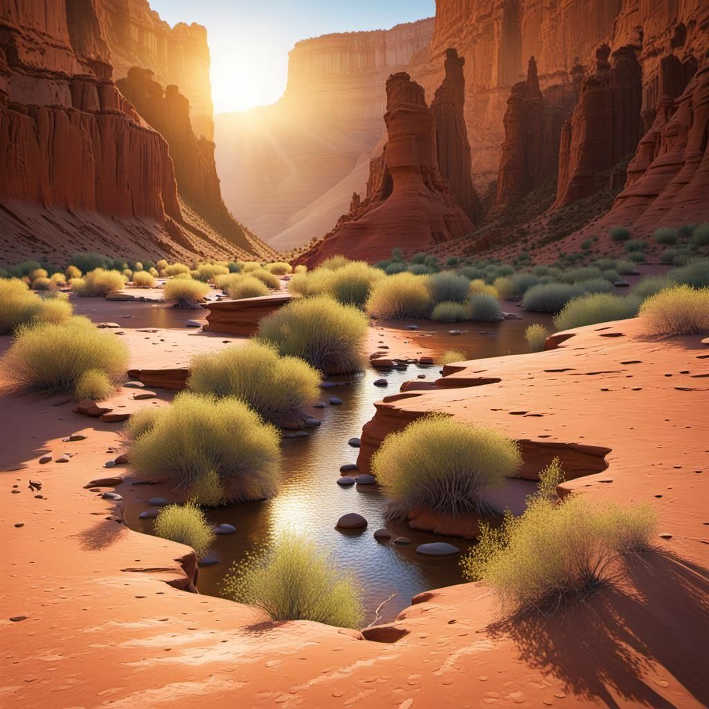 Oasis in the Desert  by @bronfoth