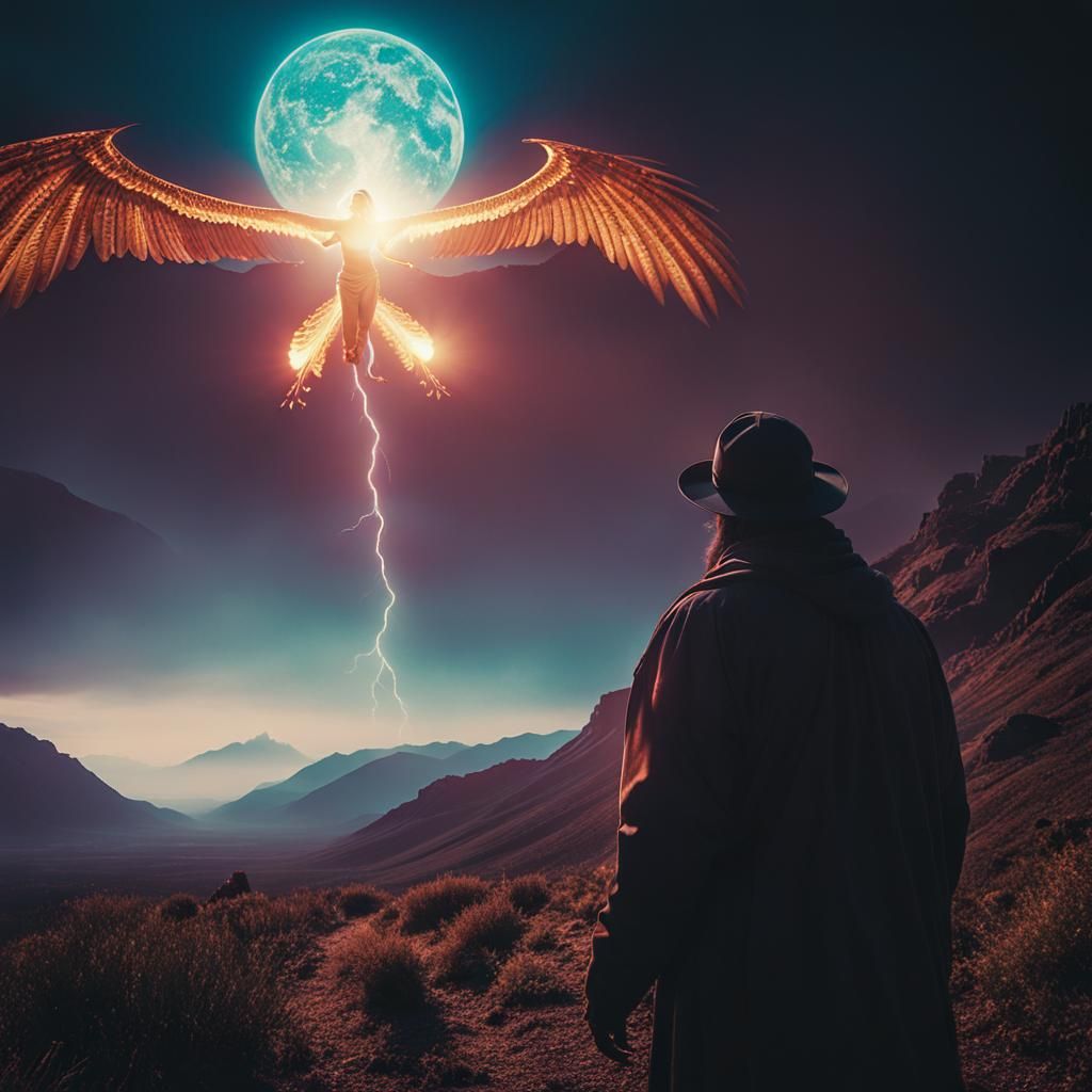 Spirit guide sending soul to incarnate on earth