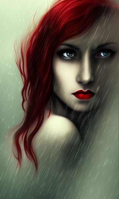 Rainy portrait