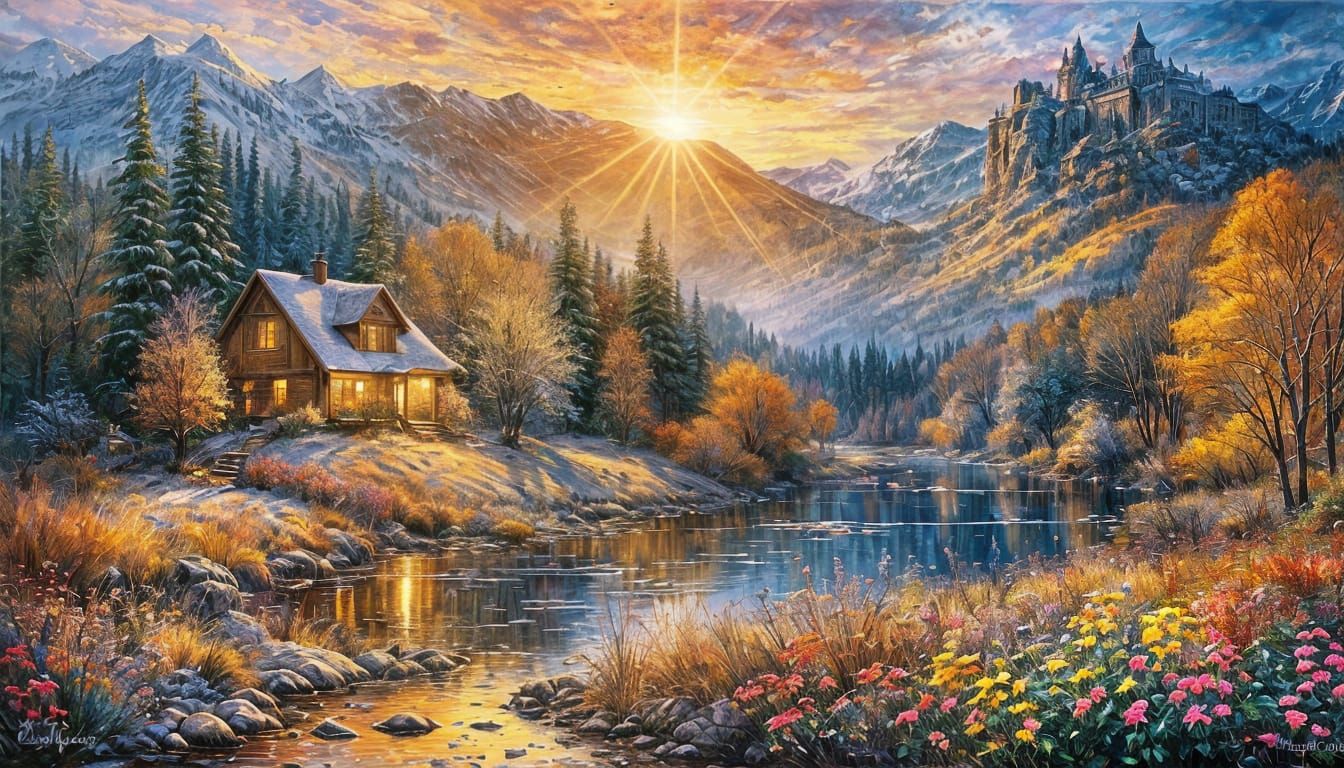 Quiet albeit expressive countryside  by @Kraznys mo Nakloz