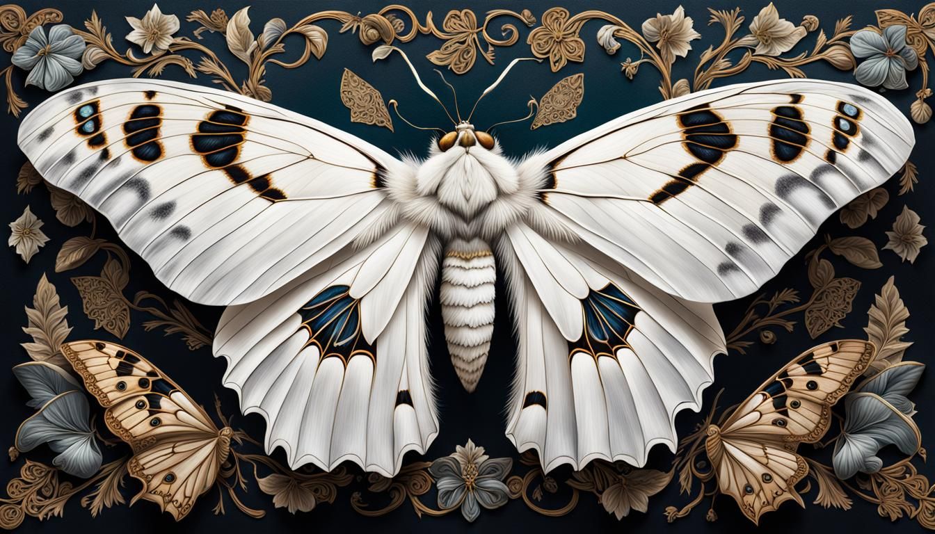 Silk Moth  by @Charlotte