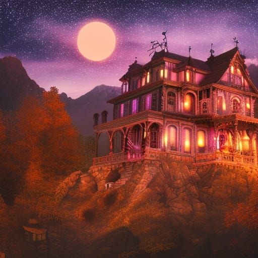 When the moon is full, the lights come on