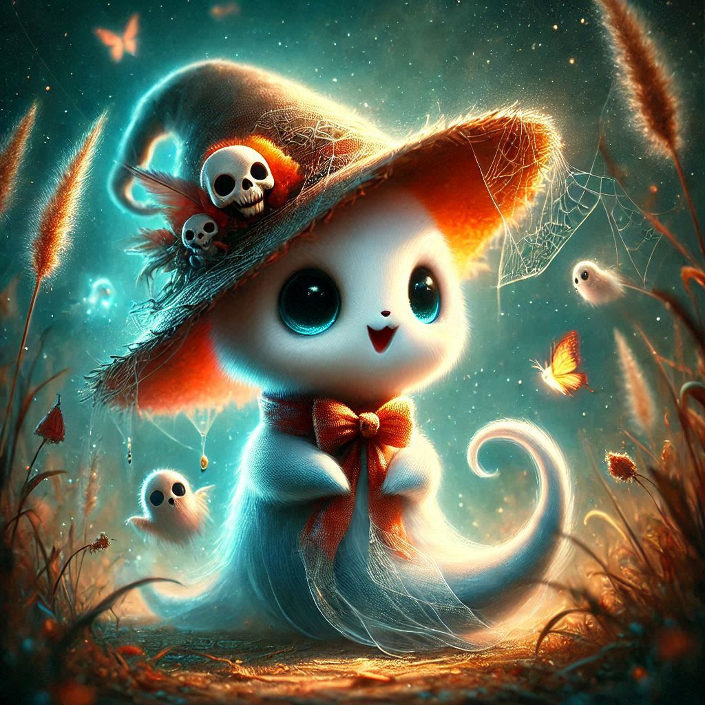 adorable fairy-tale fantasy creature portrait..