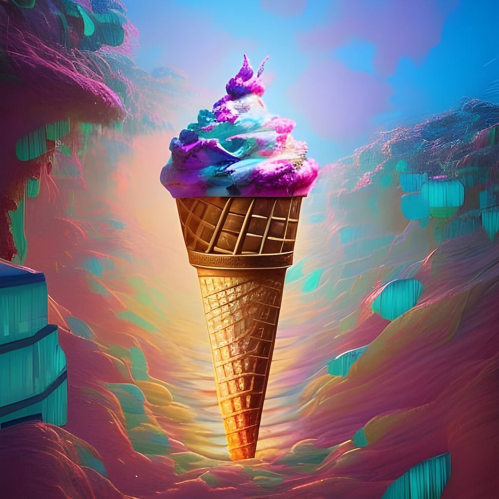 Ice Cream - AI Generated Artwork - NightCafe Creator