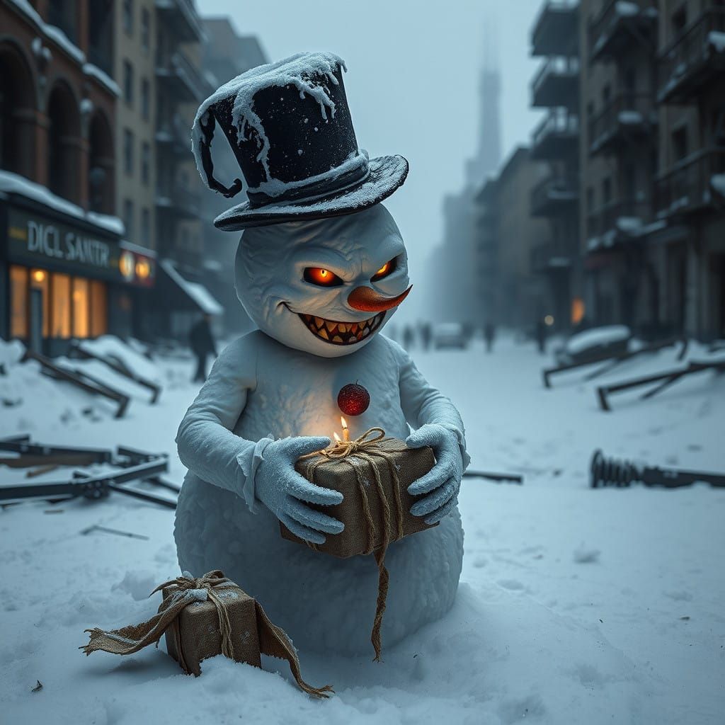 Snow Much Stress   by @new2ai