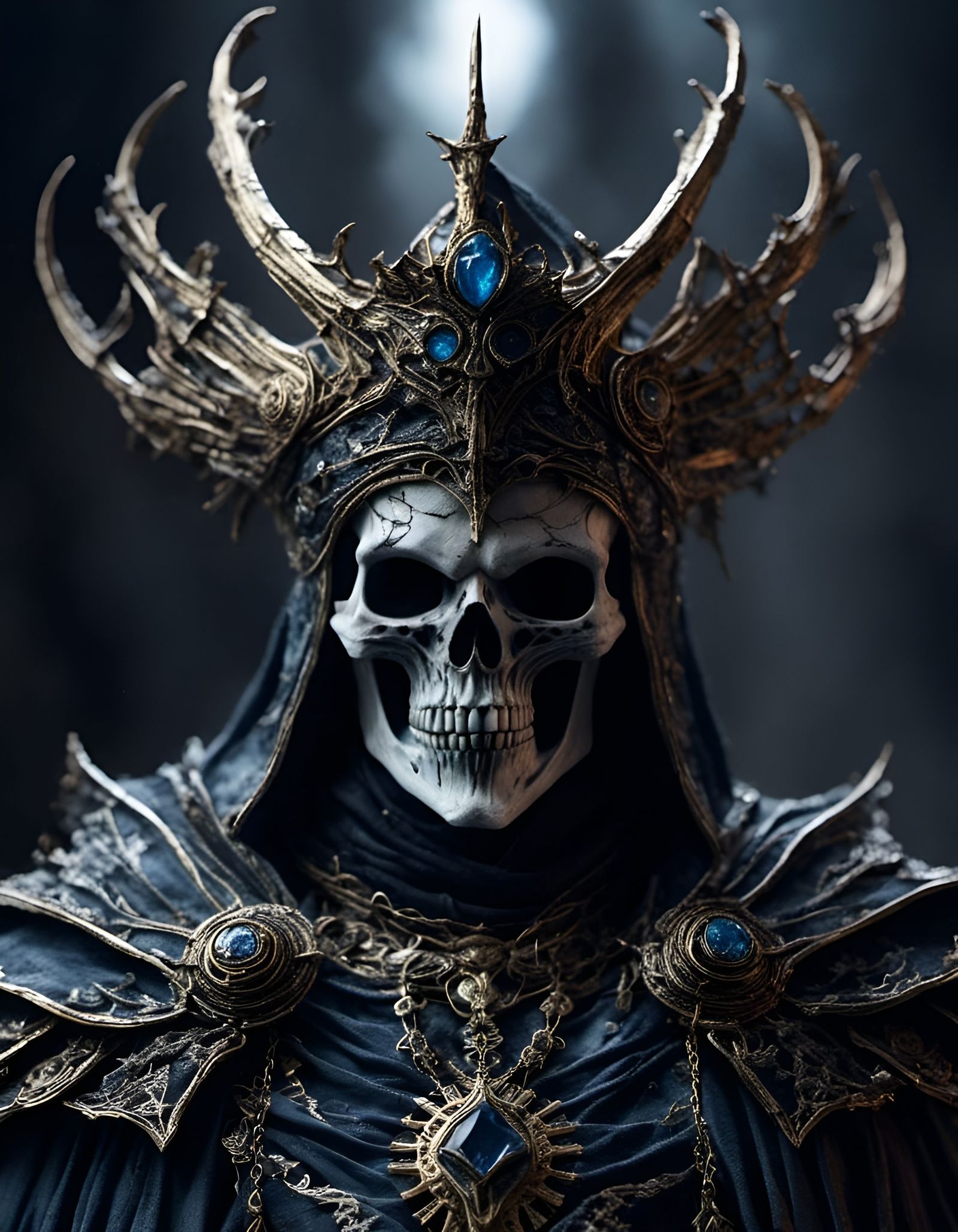 photorealistic 3d cosplay of evil lich lord boss<lora:GULLYISM-v3:1.0>  