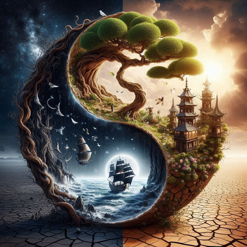 Yin and Yang  by @undefined