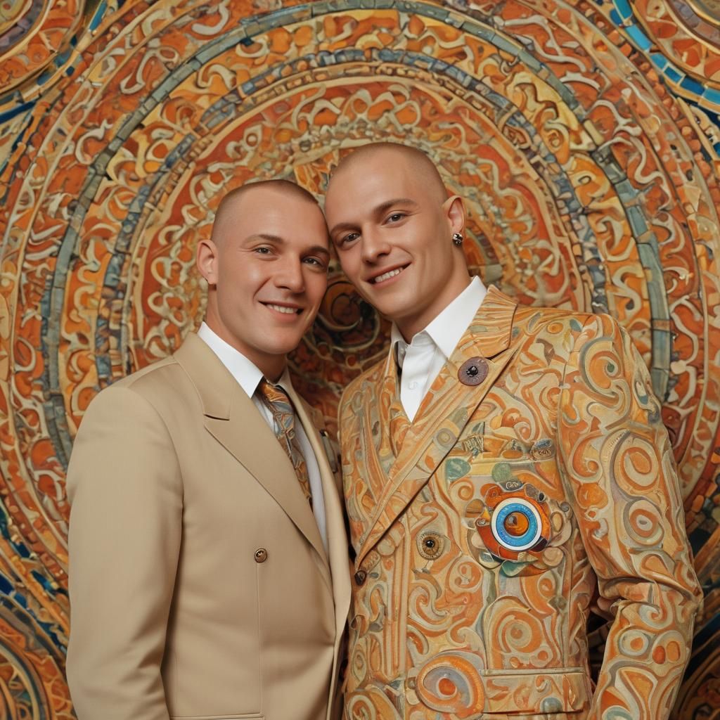 Handsome couple