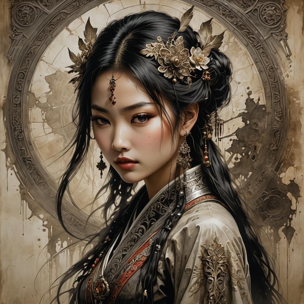 Asian Beauty - AI Generated Artwork - NightCafe Creator