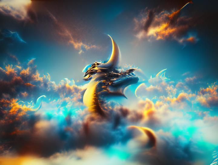 Sky dragon [8K 3D 8k resolution deviantart DSLR Flickr Kodak Ektar ...