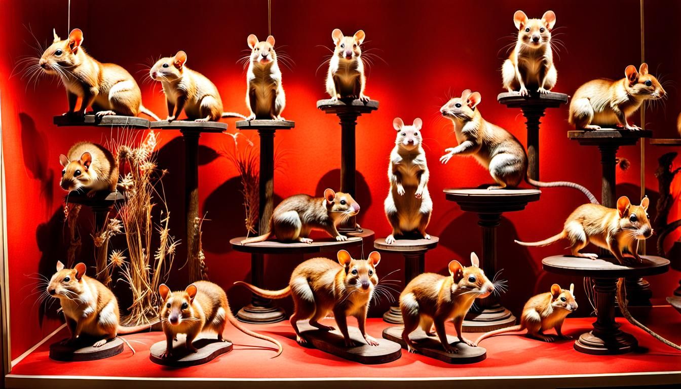 Taxidermy Rodents