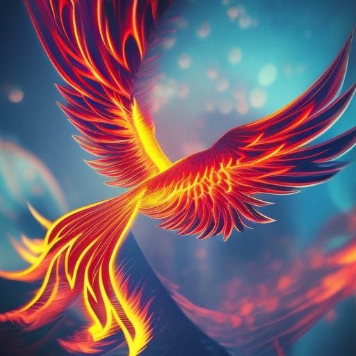 phoenix 2 - AI Generated Artwork - NightCafe Creator