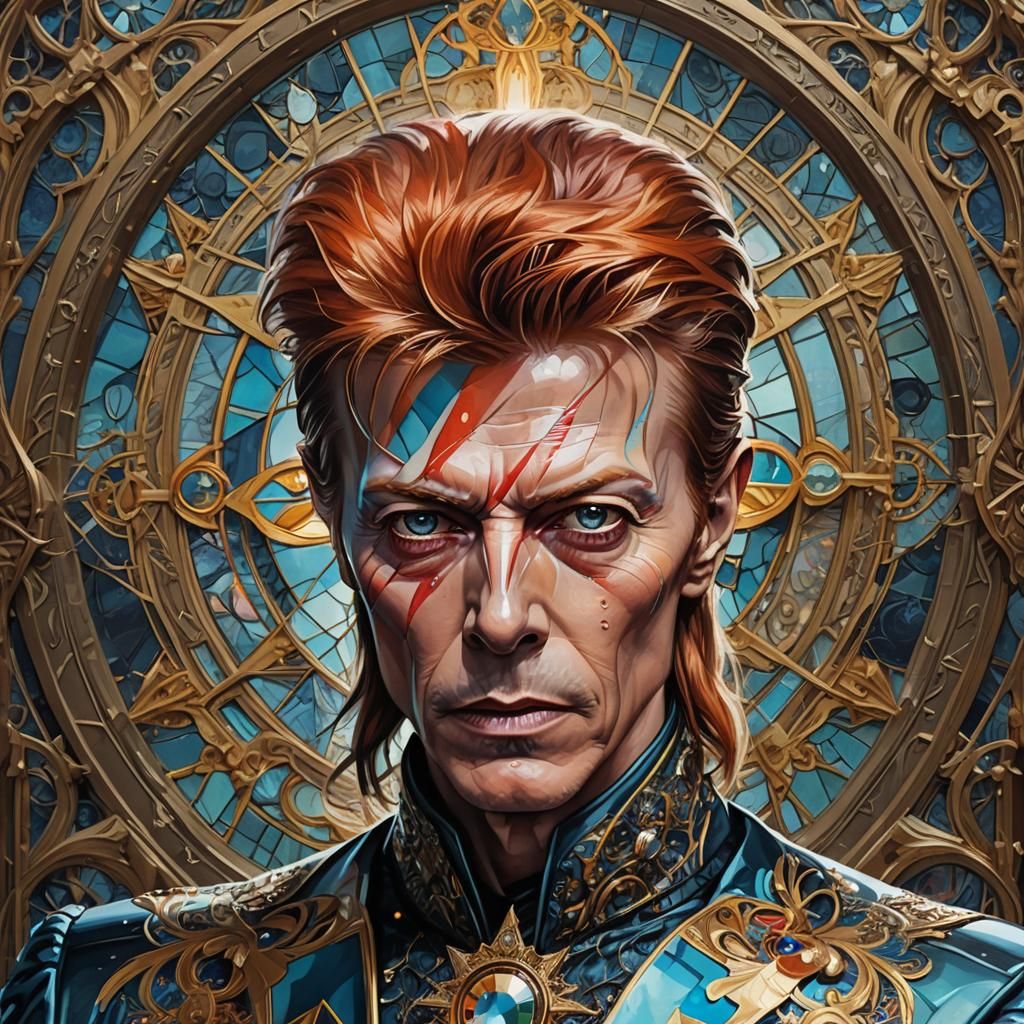 David Bowie - AI Generated Artwork - NightCafe Creator