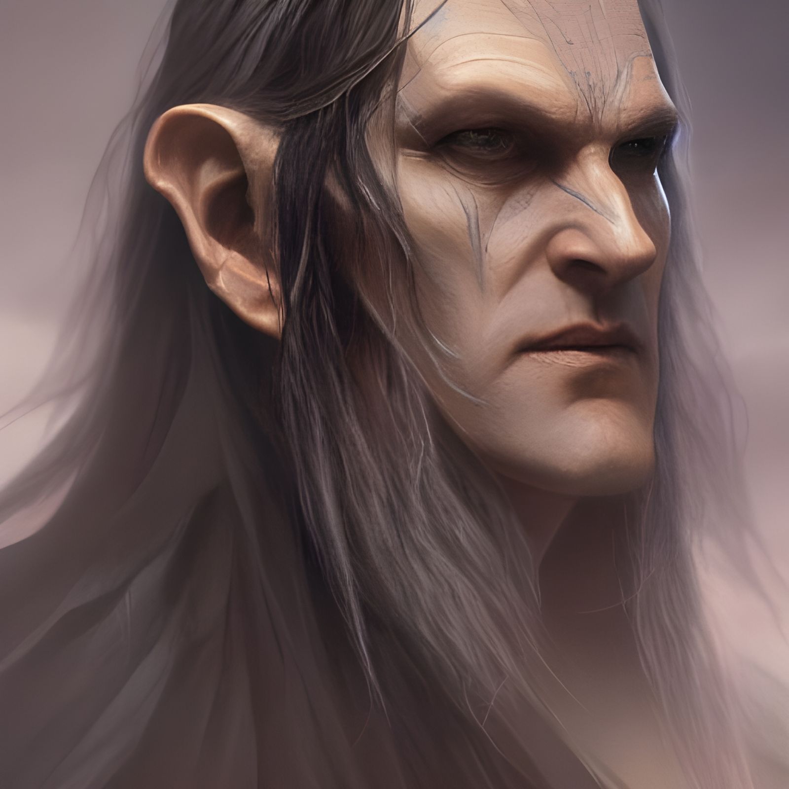 Silmarillion, photorealistic portrait of Melkor - Morgoth, the first ...