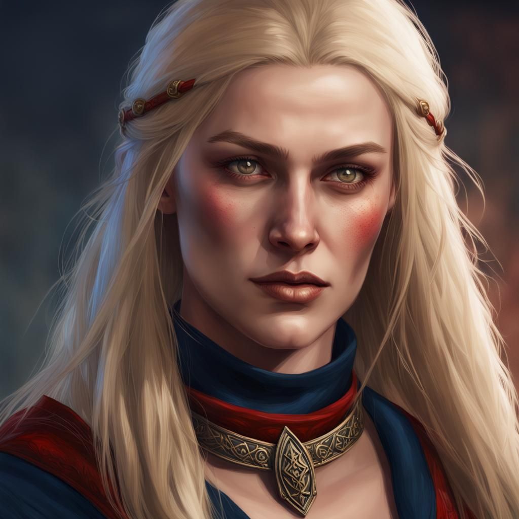 Keira Metz of Carreras. Sorceress and former advisor to King Foltest of  Temeria. The Witcher world. Straw blonde long hair. Hazel eyes. - AI  Generated Artwork - NightCafe Creator