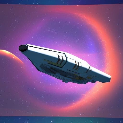 a space travel ship