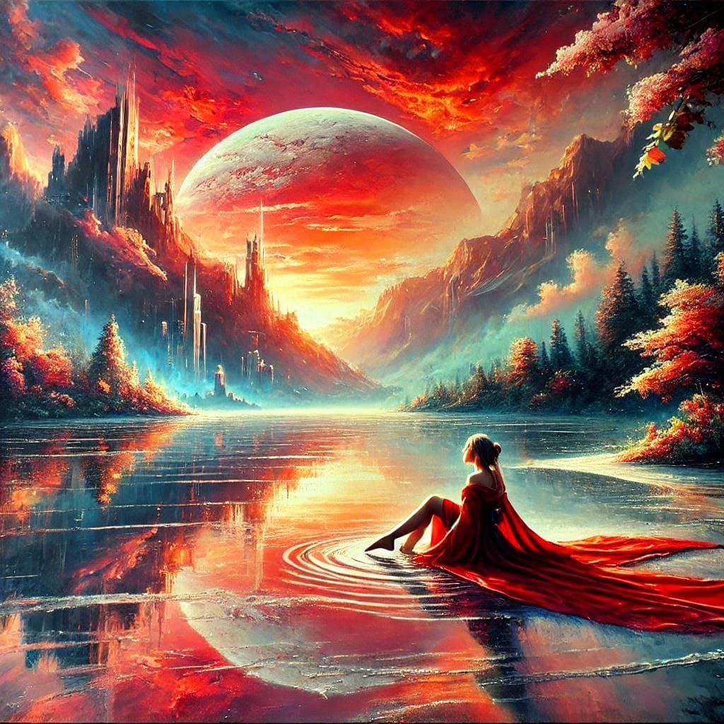 Wafting into the sunset