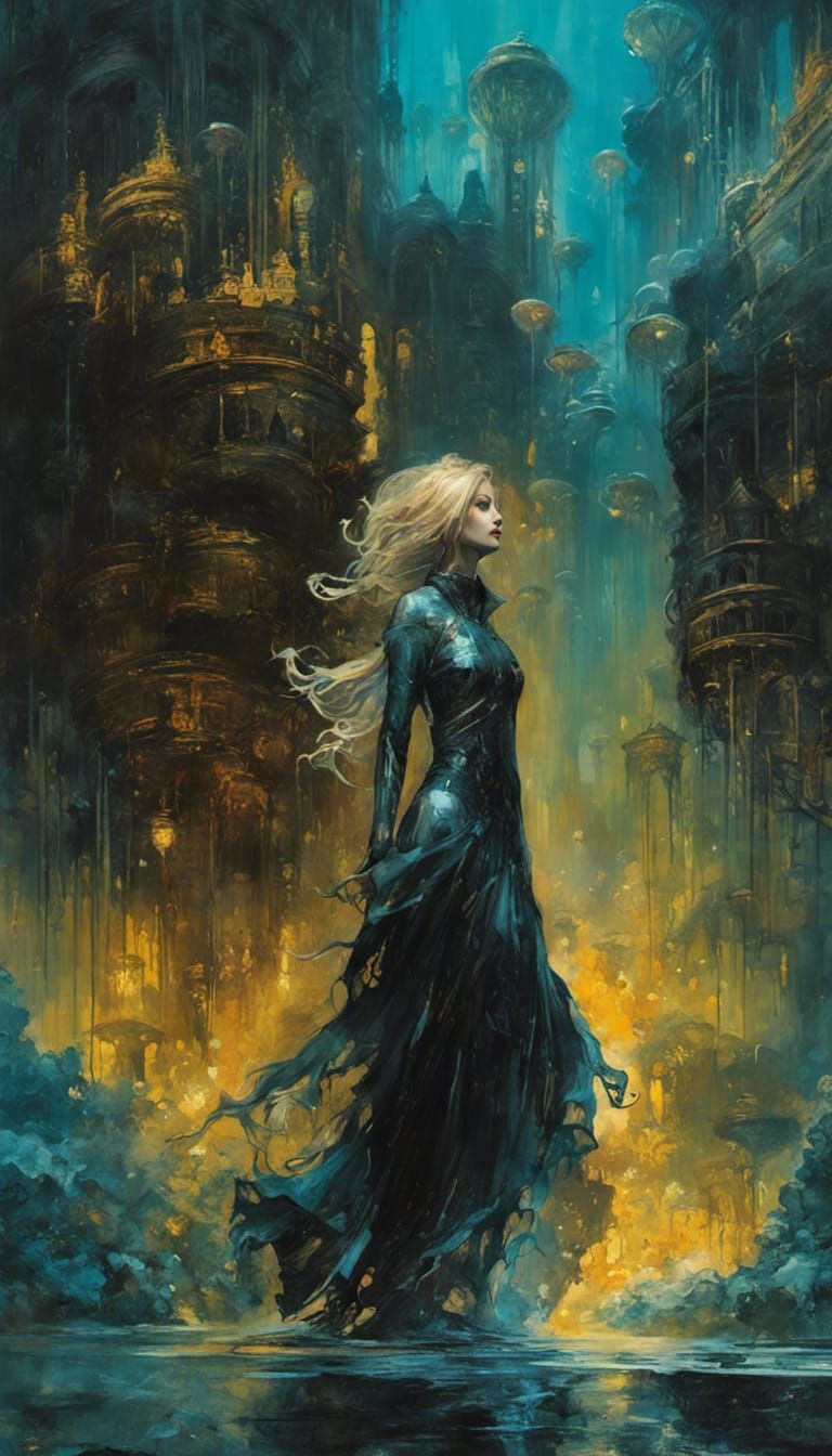 SDXL 1.0: Science Fantasy Concept Art