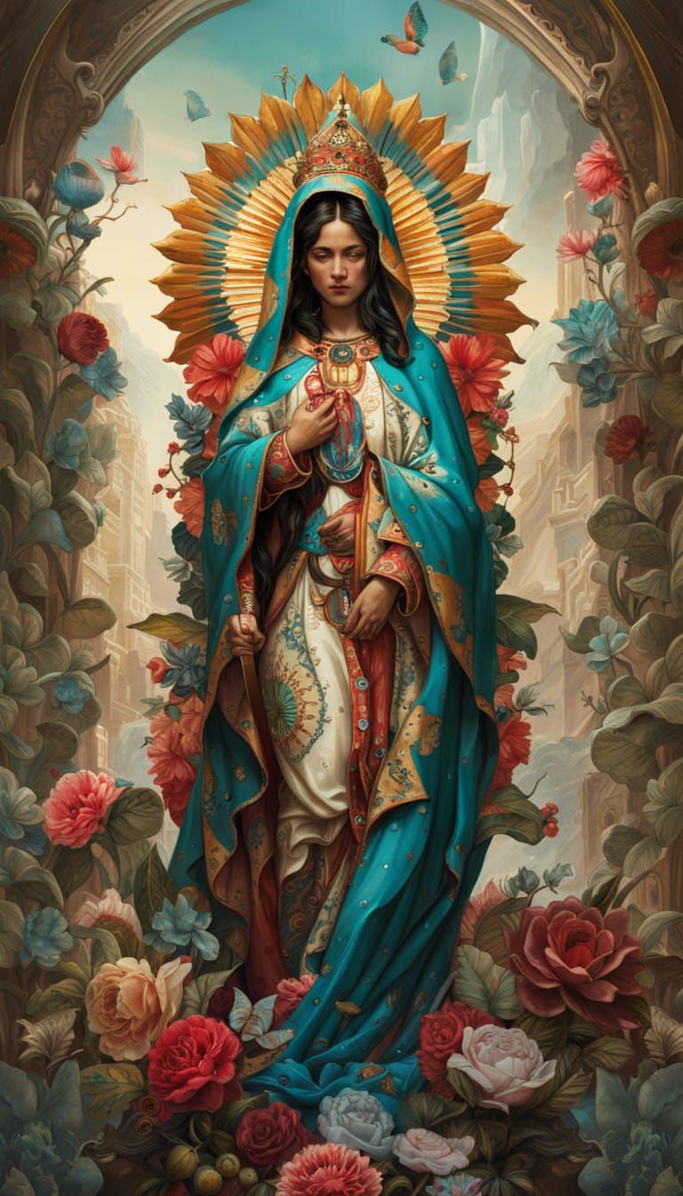 The Virgin of Guadalupe - AI Generated Artwork - NightCafe Creator