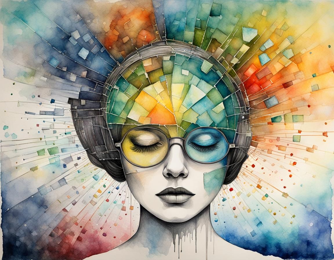 Shattered things and shattered mind  by @Oceane