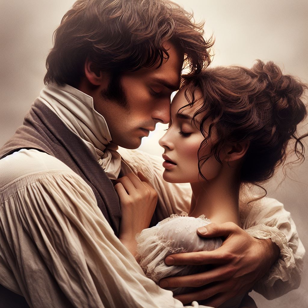 Loving embrace of Mr. Darcy