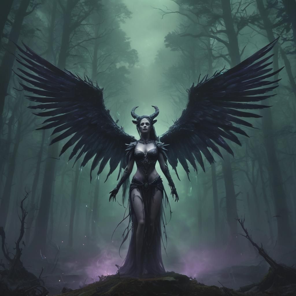 Dark fairy style of victoria frances and stefan gesell and h...