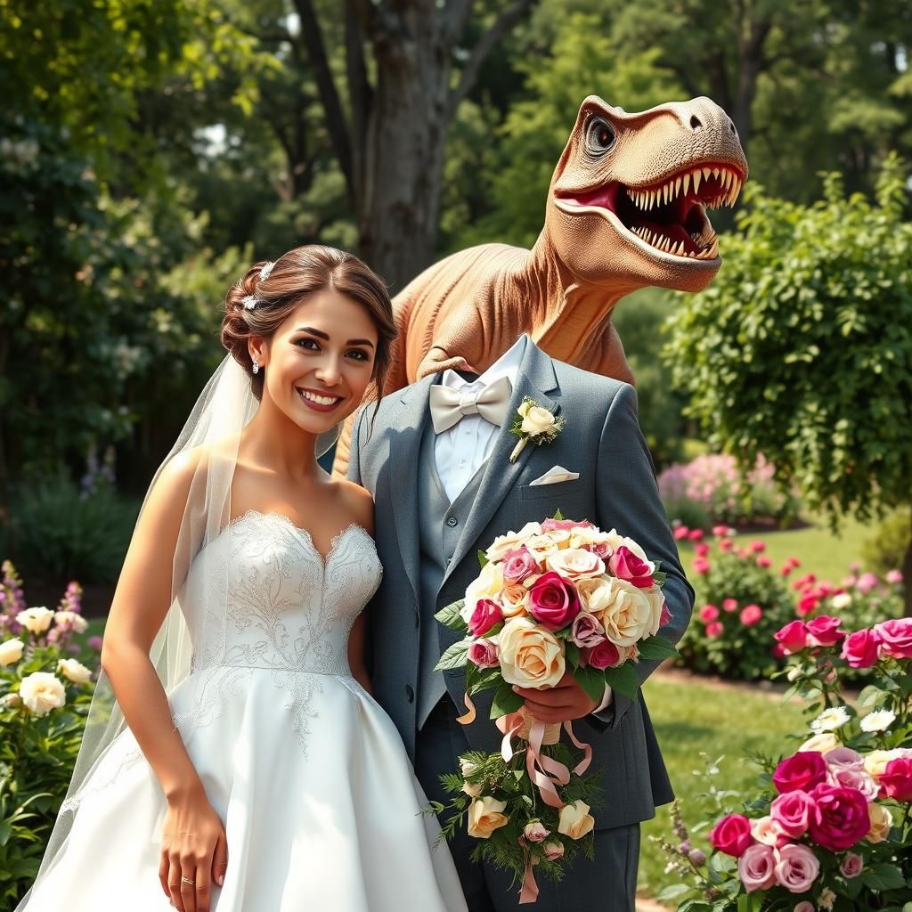 He should not hold the flowers, bad luck 😂😂😂 AI Generated Artwork