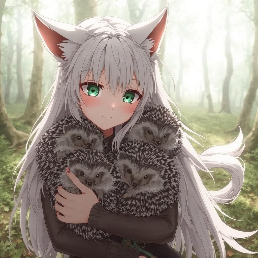 Wolfie and hedgehogs ๐บ๐ฆ