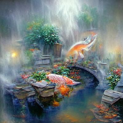 Koi pond