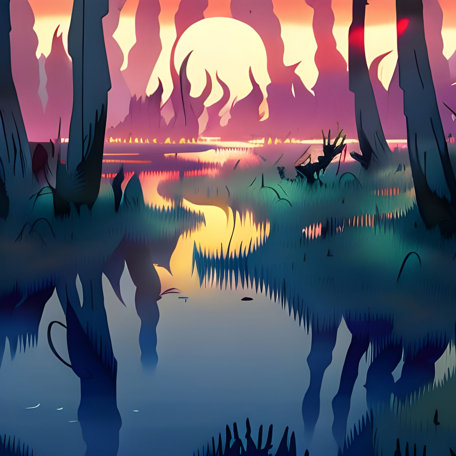 Haunted swamp