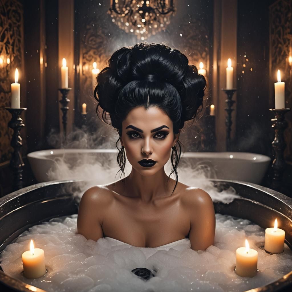 Dark Academia: Bathing Alone