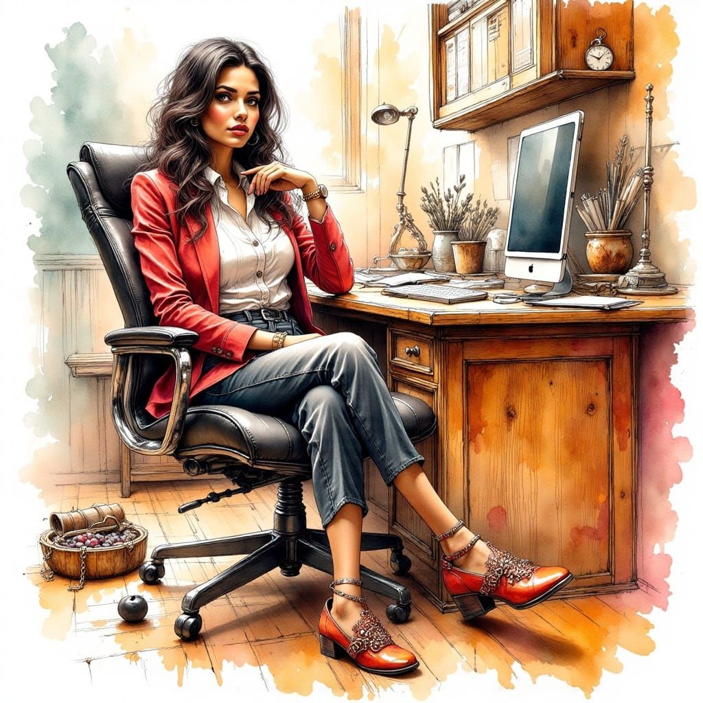 Home Office (4 likes)  by @Starkllr