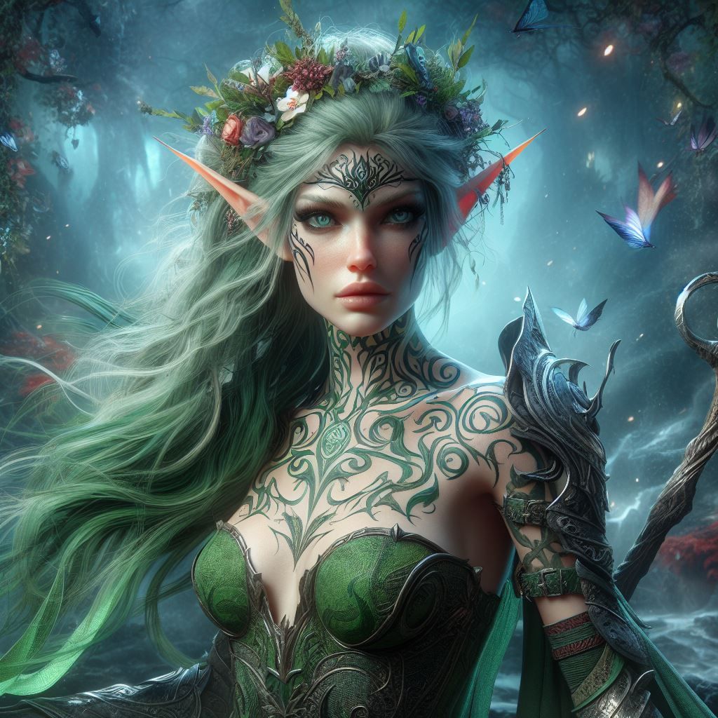 Elven sorceress