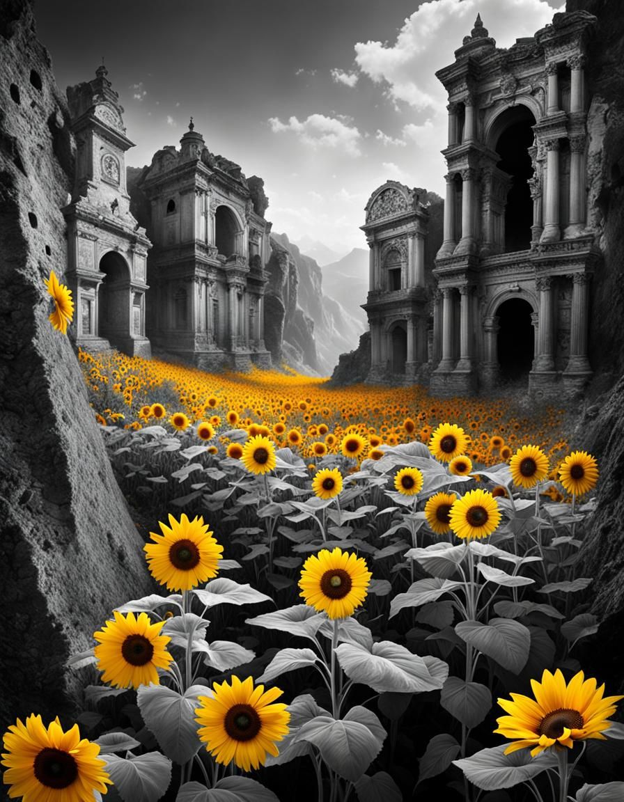 HOPE!! And the flowers will bloom again!! AI Generated Artwork